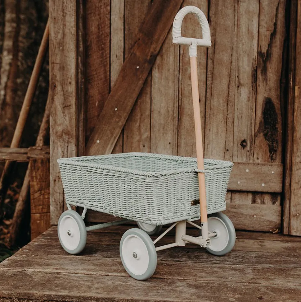 Best Sale Olli Ella Rattan Wonder Wagon - Vintage Blue