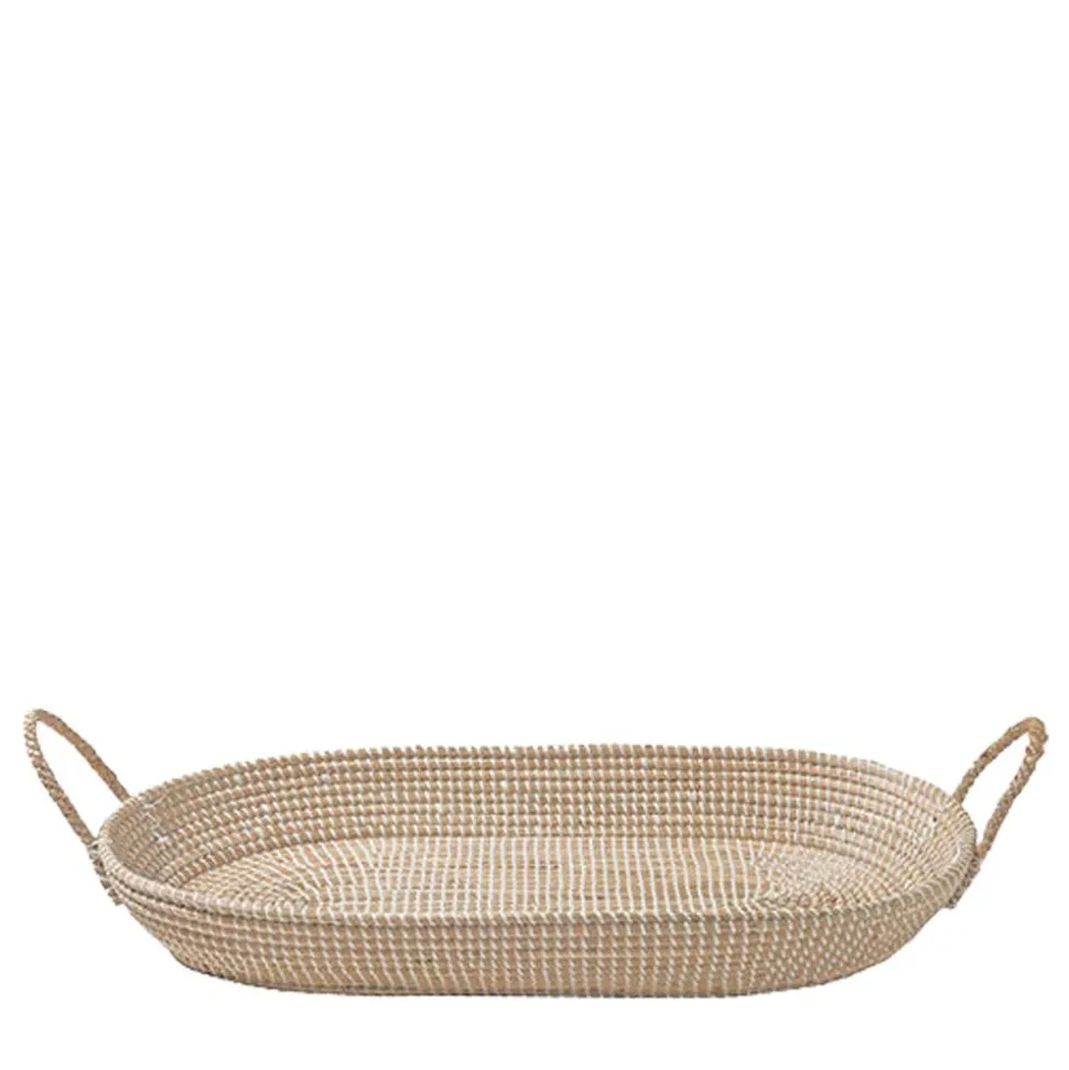 Store Olli Ella Reva Seagrass Changing Basket - Natural
