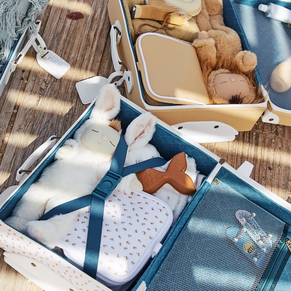 Shop Olli Ella See-Ya Suitcase - Leafed Mushroom