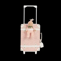 Outlet Olli Ella See-Ya Suitcase - Pink Daisies