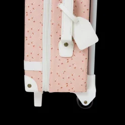 Outlet Olli Ella See-Ya Suitcase - Pink Daisies