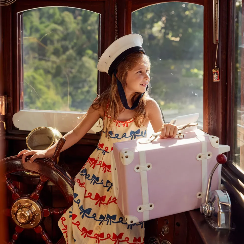 Clearance Olli Ella See-Ya Suitcase - Sorbet