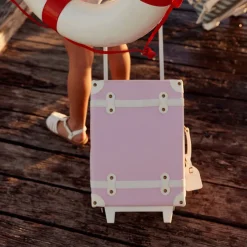Clearance Olli Ella See-Ya Suitcase - Sorbet