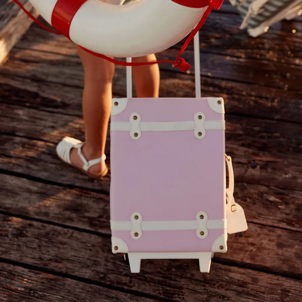 Clearance Olli Ella See-Ya Suitcase - Sorbet