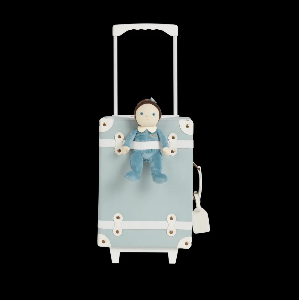 Cheap Olli Ella See-Ya Suitcase - Steel Blue