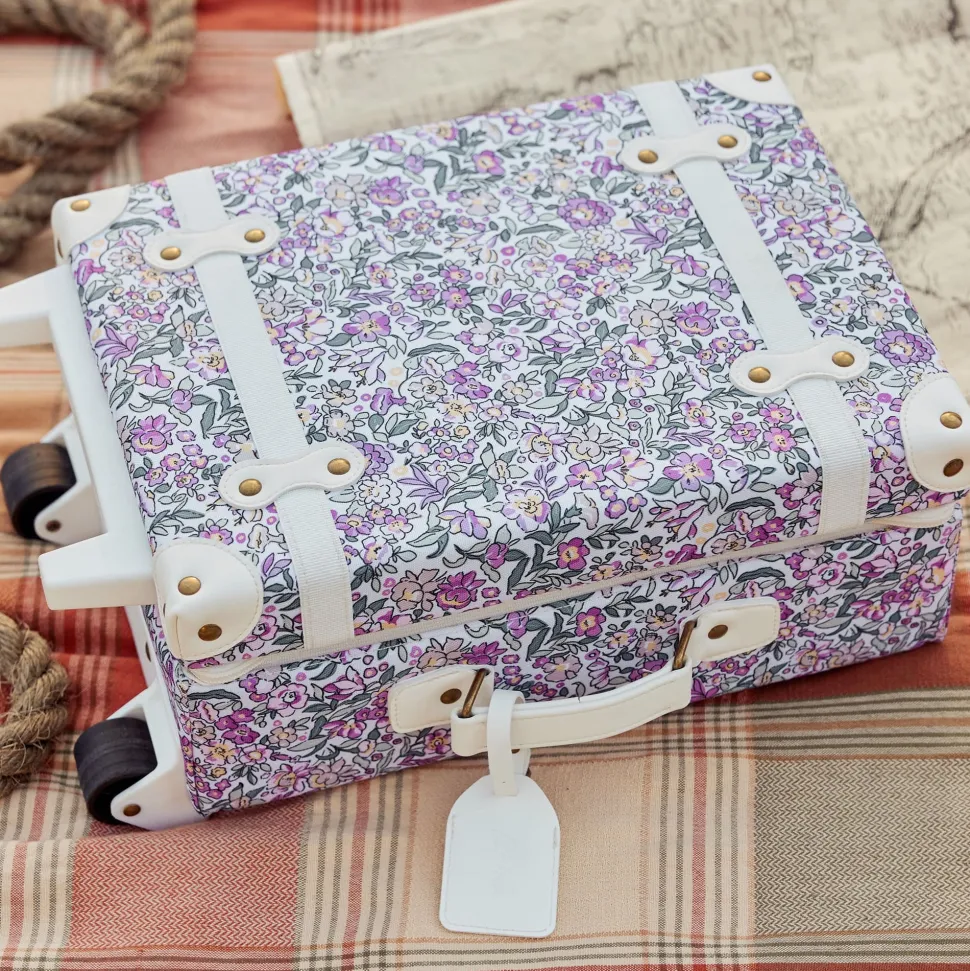 Discount Olli Ella See-Ya Suitcase - Wildflower