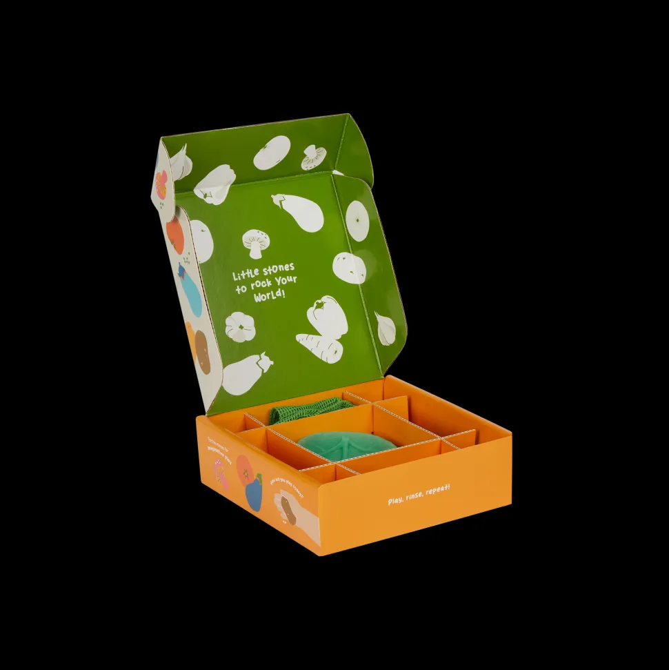 Best Sale Olli Ella Tubbles - Sensory Stones - Vibrant Veggies